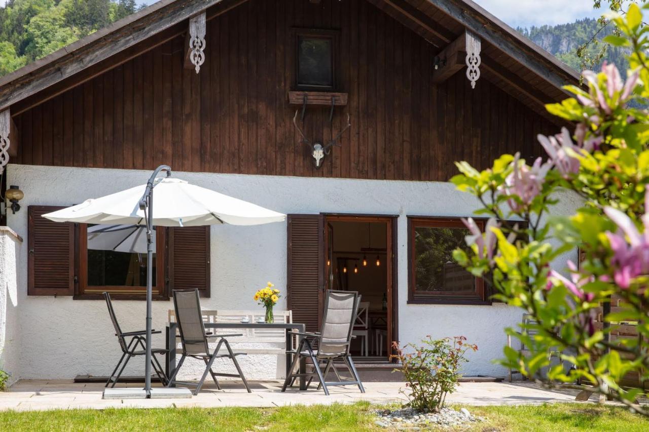 Ganzes Haus mit großem Garten und Natur Unterwössen Exterior foto