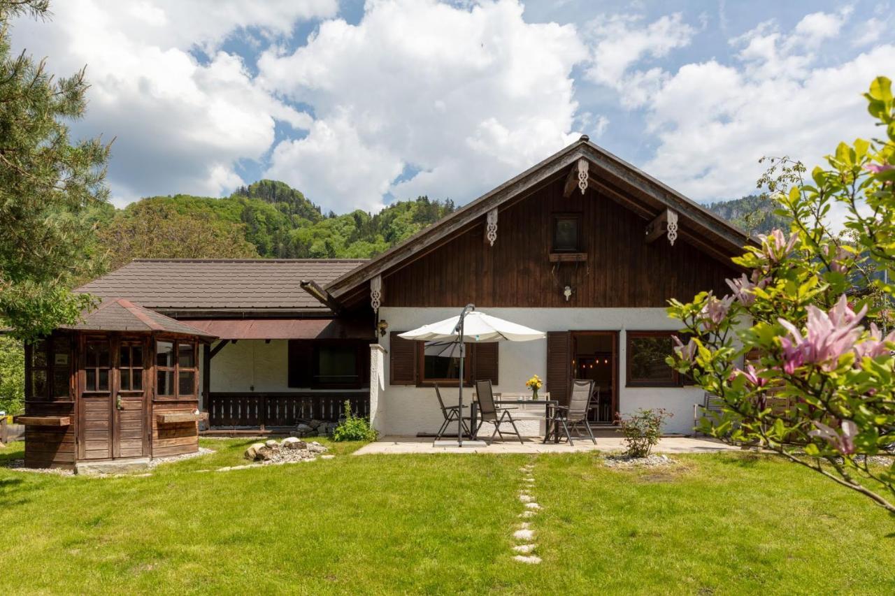 Ganzes Haus mit großem Garten und Natur Unterwössen Exterior foto